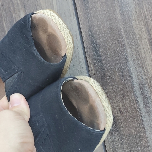 Toms Women Wedge Sandals Open Toe sz 10 - Picture 6 of 13